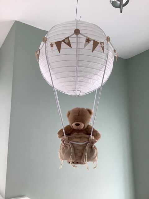 Hot Air Balloon Light Shade, Decoration. Made To Order, Toy Not Included - image 1
