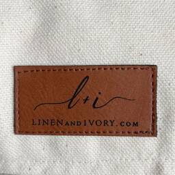 Black Vegan Leather Pillow Cover - Lumbar Cushion, Hand Sewn - thumbnail 4