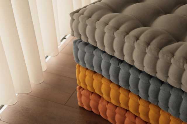 Custom Cotton Tufted Floor Cushion For Bench, Window Seat Or Reading Nook - image 1