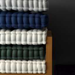 Custom Cotton Tufted Floor Cushion For Bench, Window Seat Or Reading Nook - thumbnail 3