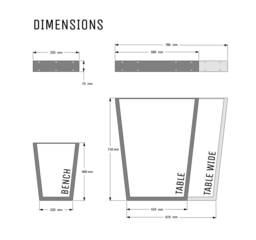 Industrial Steel Table Legs V Frame, Heavy-Duty Metal, Diy For Dining Table, Desk, Coffee Bench - Set Of 2 - thumbnail 1
