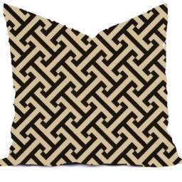 Outdoor Pillow Cover, Black, Ivory, & Natural Shades, Fade Resistant - thumbnail 3