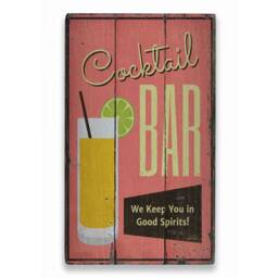 Cocktail Barn Decor, Beach Drinking Day, Fun Sign, Wooden Sale Wall Decor - Old Signs - thumbnail 2