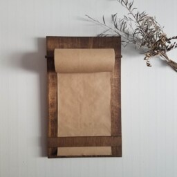 Rustic Memo Board/Rustic Wall Decor, Farmhouse Kitchen To Do List Notepad, Hanging Organizer, Home Style - thumbnail 2
