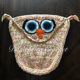 Baby Owl Car Seat Blanket Pattern - thumbnail 3