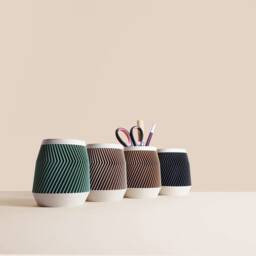 Wooden Pencil Pot, Storage, Idea For Office Accessories, Office Storage & Decoration, Scandinavian Design, Gift The Home - thumbnail 2
