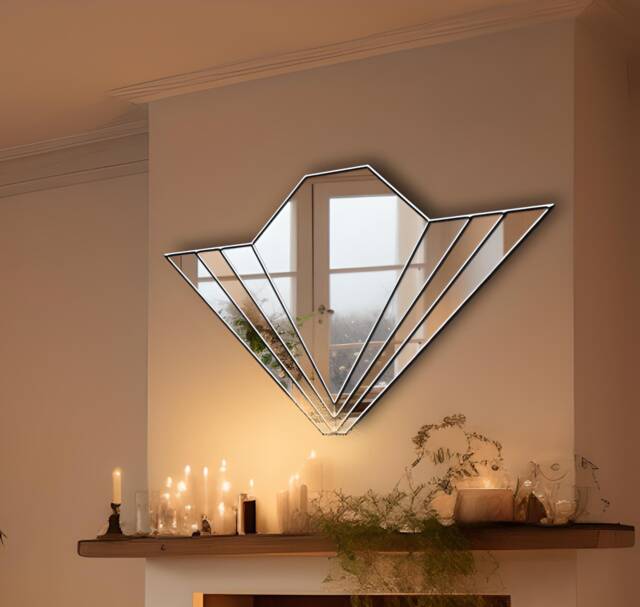 Tivoli Art Deco Wall Mirror - image 1