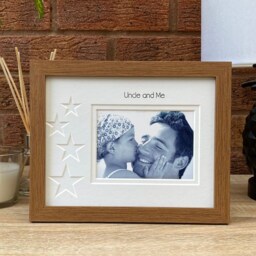 Uncle Photo Frame, Landscape Portrait Picture Gift For Him From Niece, Nephew, & Me - thumbnail 2