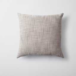 Navy Blue Striped Woven Pillow Cover Boho Neutral Decor - thumbnail 4