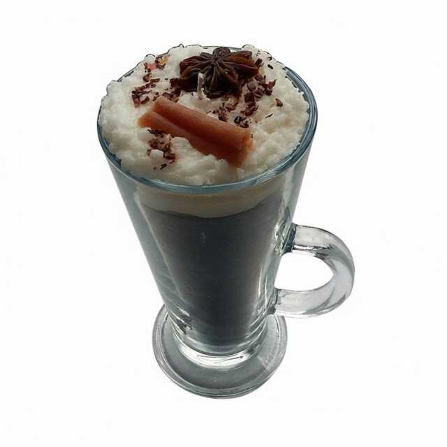 Hot Chocolate Scented Soy Candle , Eco & Vegan Friendly. - Delivery Duty Paid To The Usa - image 1