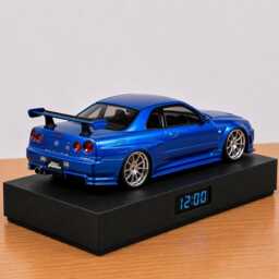 Performance Coupe Alarm Clock, Handmade, Realistic Engine Sound, Car Enthusiast Gift, Japanese Street Design - thumbnail 3