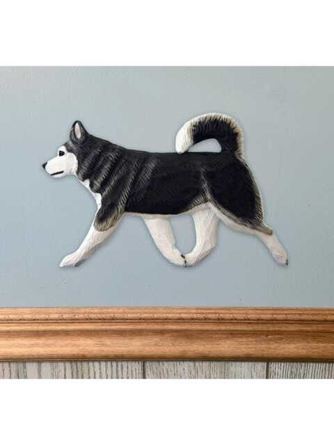 Alaskan Malamute Dig - Dog in Gait Wall Art - Multiple Colors Available - image 1