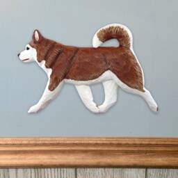 Alaskan Malamute Dig - Dog in Gait Wall Art - Multiple Colors Available - thumbnail 4