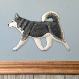 Alaskan Malamute Dig - Dog in Gait Wall Art - Multiple Colors Available - thumbnail 3