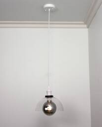 Modern Glass Shade Custom Led Pendant Light Lamp Kitchen Island Ceiling Fixture Lighting Hangout Lighting Half Globe Dome Shade