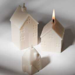 House Candles, Soy Home Decorative Candle, New Home Gift, Housewarming Scandi Decor, Gift For Friends - thumbnail 2
