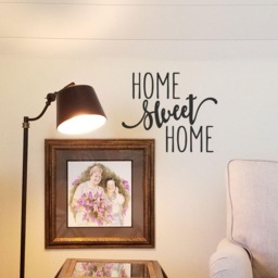 Home Sweet Vinyl Wall Decal Living Room Decor - thumbnail 3