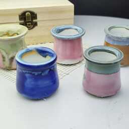 Mini Succulent Pot Gifts For Garden, Unique Tiny Bud Ceramic Pots With Planters Decor Gift, Cute Plant Women - thumbnail 3
