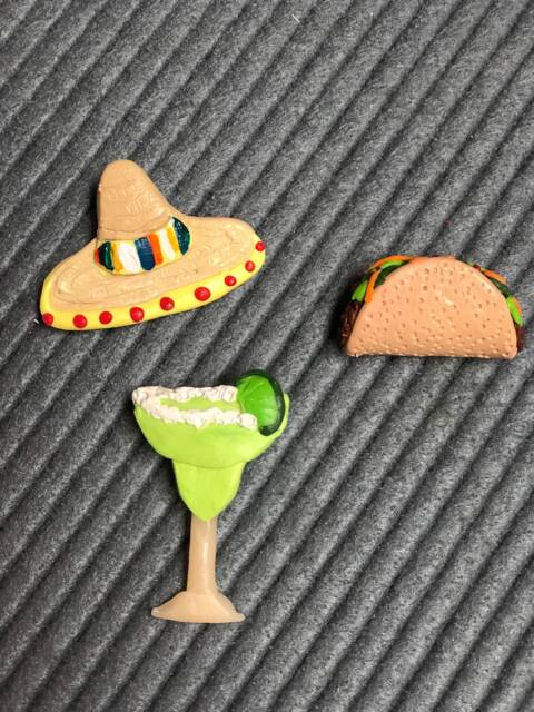Cinco De Mayo Felt Letter Board Ornaments Taco, Margarita, Sombrero - image 1