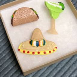 Cinco De Mayo Felt Letter Board Ornaments Taco, Margarita, Sombrero - thumbnail 2