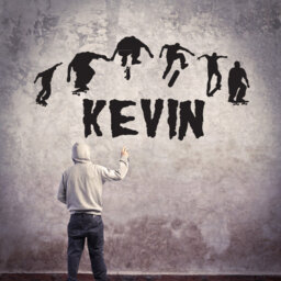Custom Personalized Name & Skateboard Trick Sequence Wall Decal Sticker Decor 01 - thumbnail 1