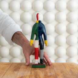 Malevich Sportsmen Statue Handmade Ceramic Suprematism Art - 25cm - thumbnail 4