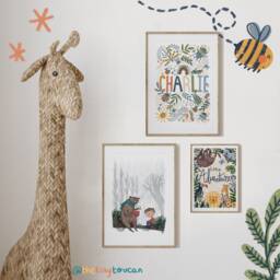 Beetle Name A4/A3 Print - Bug Name Art - Nursery Wall Cool Kids Bedroom Art - thumbnail 3