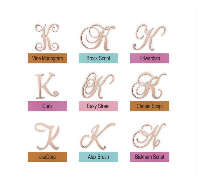 Wooden Letter K Wall Decor - Great For Wreaths & Above Beds - image 1