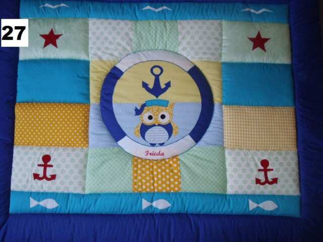 Baby Blanket, Quilt, Patchwork Crawl Children's Blanket
