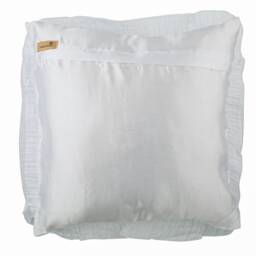 "Decorative Ivory Throw Pillow Cover 16""x16" - thumbnail 3