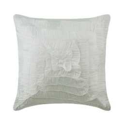"Decorative Ivory Throw Pillow Cover 16""x16" - thumbnail 1