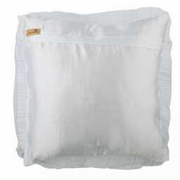 "Decorative Ivory Throw Pillow Cover 16""x16" - thumbnail 3
