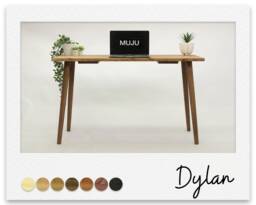 Solid Wooden Desktop With Danish Turned Wooden Legs, Made To Measure, Handmade in The Uk, Options On Sizes. Colour
