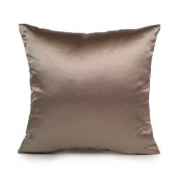 Silver Grey Pillow, Throw Pillow Cover, Decorative Cushion Accent Satin Sofa Decor, Home Decor - thumbnail 1