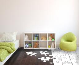 Puzzle Pieces Pattern Medium Wall Decal Custom Vinyl Art Stickers - thumbnail 1