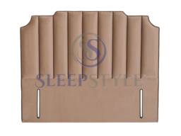 4 Ft Small Double Lusso Art Deco Upholstered Headboard