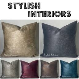 Hi-Quality Handmade Embossed Rustique Velvet Reversible Bed Cushion Cover Sofa Pillowcase - thumbnail 1