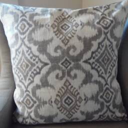 Linen Blend.covington.summer Pillow Covers.toss Pillows.throw Pillows.cushion Covers.slipcovers.home Decor.greys.ivory.muted Gold/Taupe - thumbnail 3