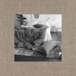 Natural Rugged Beige Linen Duvet Cover - Dye Free 100% Flax Fabric Modern Bedding Made To Order in The Usa - thumbnail 1