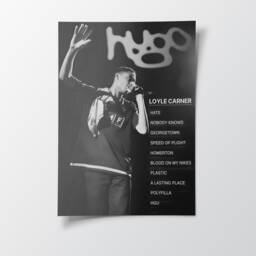 Loyle Carner Vintage Poster - Album Art Hugo A2 A3 A4 Framed Print Wall - thumbnail 3