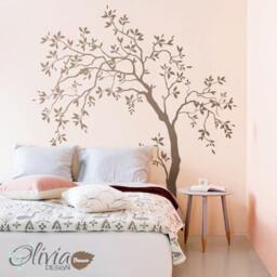 White Large Tree Wall Decal Wall Decal Mural Stickers Decals Decor Nursery Art Tattoo Nature - Nt022 - thumbnail 3