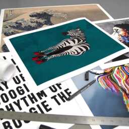 Funky Zebra Heels Art Print, Turquoise Animal Illustration - thumbnail 2