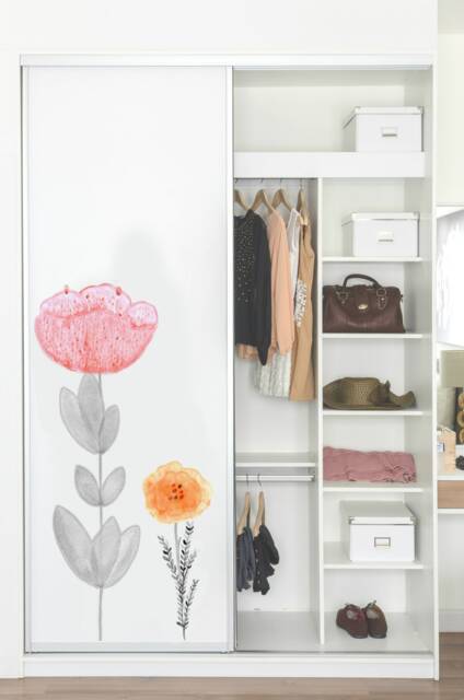 Wall Decal Flower, Home D??cor, Bedroom Floral Decal, Nursery Wooly Meadow Collection - Design Nr.1 - image 1