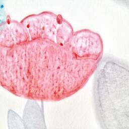 Wall Decal Flower, Home D??cor, Bedroom Floral Decal, Nursery Wooly Meadow Collection - Design Nr.1 - thumbnail 2