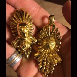Ketzultra Pendant Gold, Magic Amulet - thumbnail 4