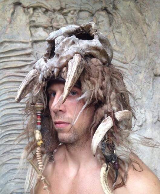 Barbarian Skull Mask Cosplay Shamanistic Helmet - image 1