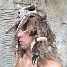 Barbarian Skull Mask Cosplay Shamanistic Helmet - thumbnail 4