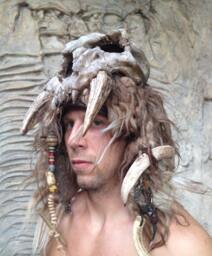 Barbarian Skull Mask Cosplay Shamanistic Helmet