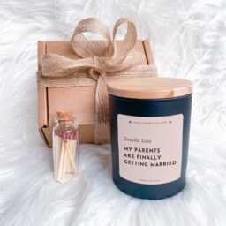 Smells Like My Parents Are Finally Getting Married Funny Wedding Candle Gift Kid