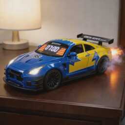 Sports Car Alarm Clock, Engine Sound, Exhaust Led, Race Decor, Jdm Enthusiast Gift